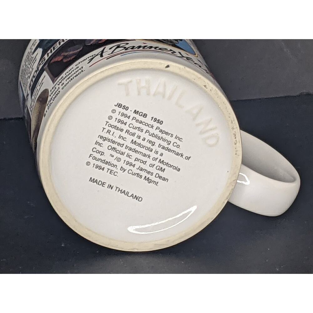 1950 Mug Cup A Banner Year Excellent Gift - Picture 5 of 7